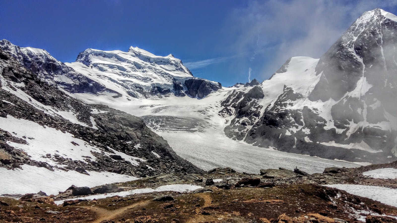 Exploration en petit comité dans la région de Mauvoisin Exploration en petit comité dans la région de Mauvoisin