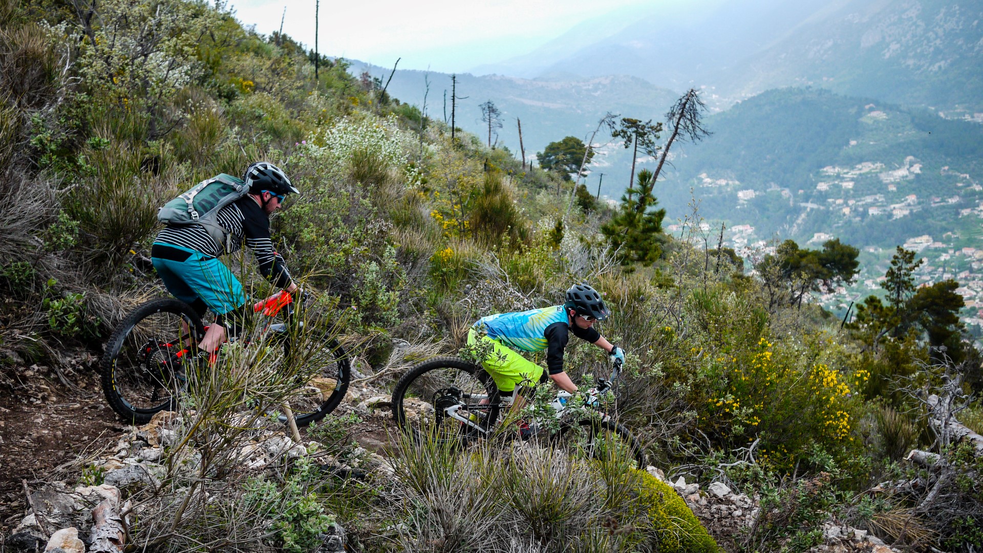 Nice: les trails du Mont Chauve, Avril 2017 Nice: les trails du Mont Chauve, Avril 2017