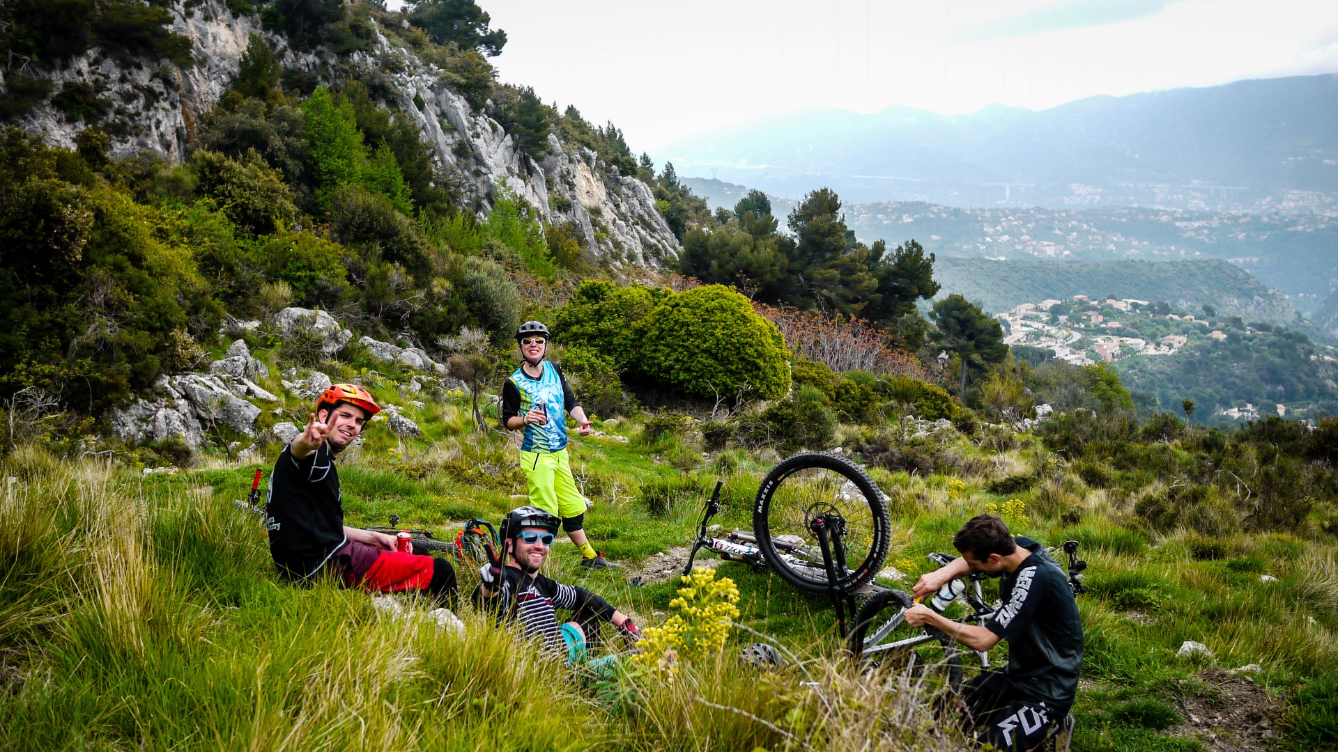 Nice: les trails du Mont Chauve, Avril 2017 Nice: les trails du Mont Chauve, Avril 2017