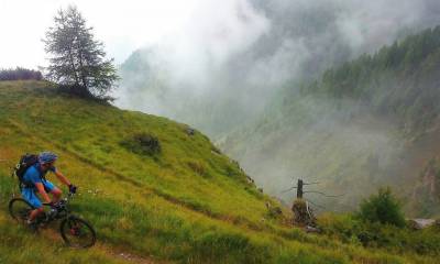 Belle ambiance dans la traversée de Moosalp à Jungu