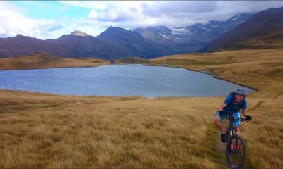 Ultime effort à quelques mètres du sommet de la dernière montée!