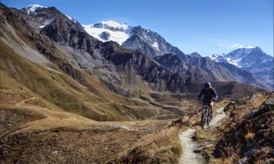 encore du single avec au fond le glacier du petit Combin