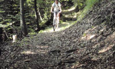 Les 22 virages Sous le Cubly pour arrivé à Chamby