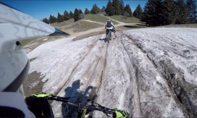 Les derniers restes de neige